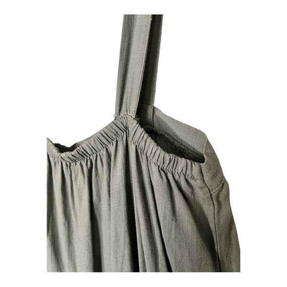 Via Vai by Pollero Italian Boutique Viscose Linen blend  Wide Leg Romper Sz S/M - Picture 8 of 14